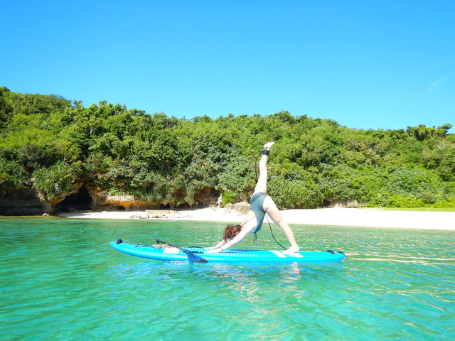 ���K�̃|�[�Y�ɒ���I_SUP�E�N���A�J���b�N Nice Time Okinawa