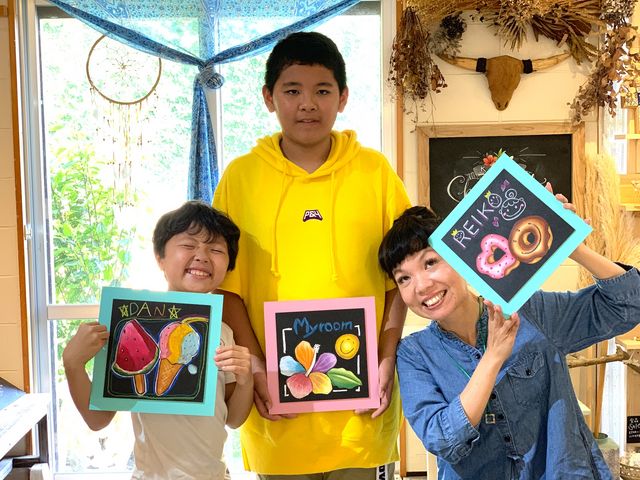 ���q���܃t�H�g_�`���[�N�A�[�g���X KANAE CHALK ART. ����