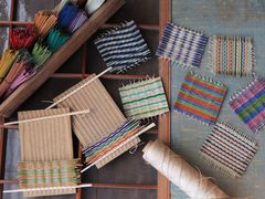 い草手織り体験　岡山ゲストハウスいぐさの写真1