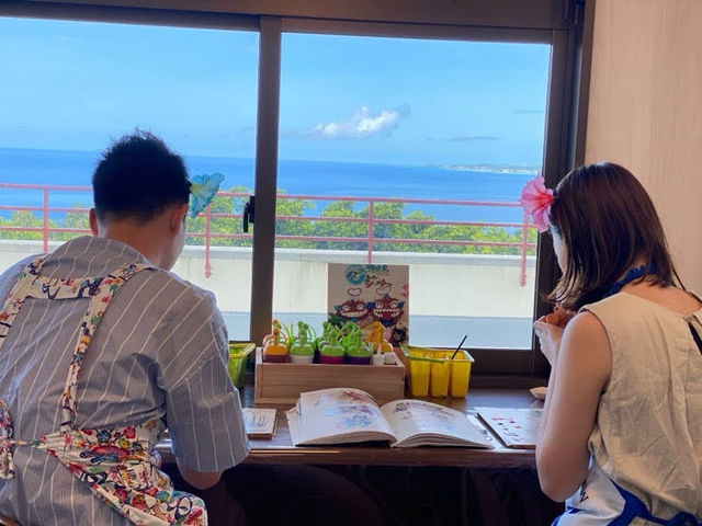 �J�E���^�[���A�e�[�u���Ȃ��A�����~�����ׂĂ��I�[�V�����r���[(^_-)-��_�����V�[�T�[���X �܂��܂��V�[�T�[