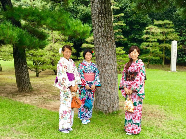 栗林 公園 コレクション 着物