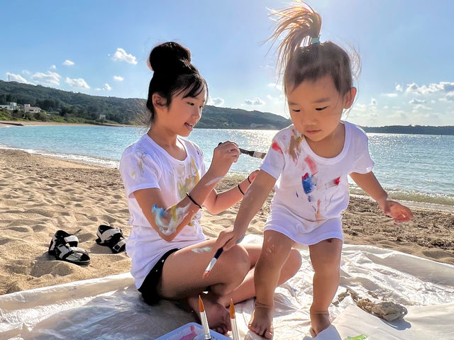 �r�[�`��ڂ̑O�Ɏv���������G�`���̌��h�r�[�`�y�C���g�̌��g
���S�ɋA���đ�l���q�����h��G���ėV�т܂��傤�I_Anjel club okinawa