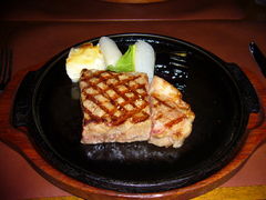 ��イ�̂�������̃X�e�[�L&���X�g�����@�p�|�C���ւ̓��e�ʐ^1