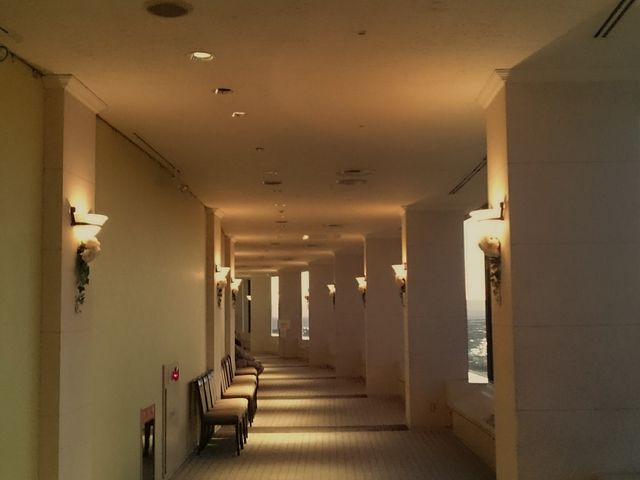 45階  展望回廊の廊下です。_アクトタワー
