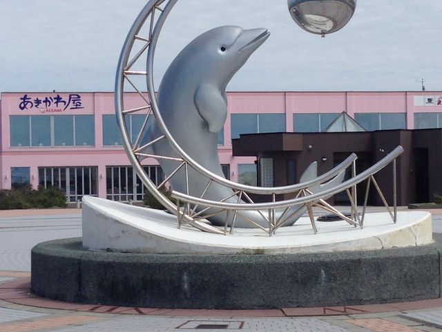 �C���J�̑O�ŎB���ĂˁB_���{�Ŗk�[�̒n�̔�