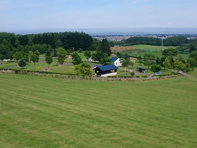 �L�����v��̃Q�[�g��������Ƃ���̌i�F�ł��B_�����I�z�[�c�N�����@�I�[�g�L�����v��@�Ă�Ƃ���