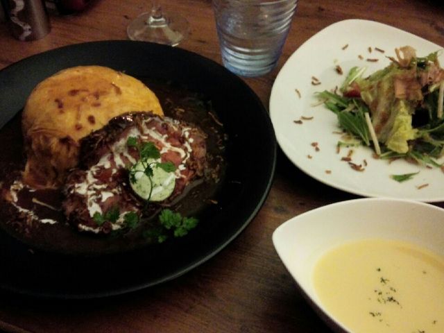Dish特製ローストビーフのオムライスとセット_Dish ディッシュ 本店