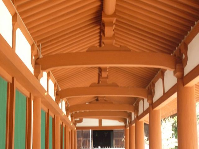 薬師寺建物の廊下部分の天井_薬師寺（奈良県奈良市）