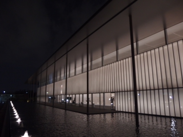 平成知新館の夜景_京都国立博物館