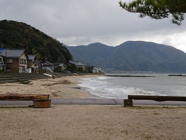 菅浜海水浴場の砂　（海の手前）　ヤフオクのみ出品！　福井県　Beach Sand　Japan Fukui Prefecture