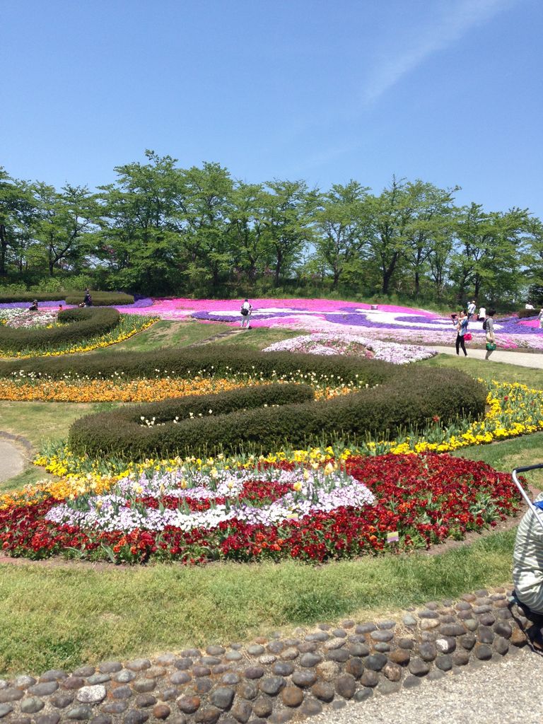 国営みちのく杜の湖畔公園
