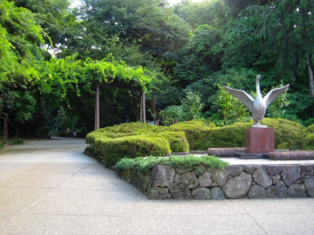 兼六園への散歩道_白鳥路