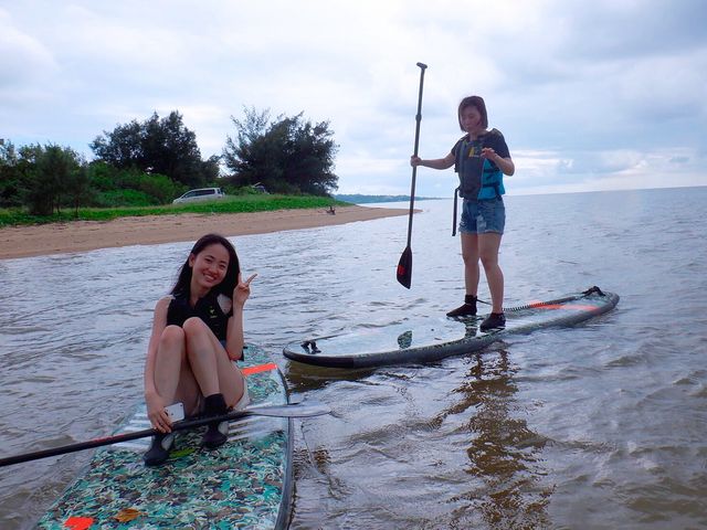 SUP�̏�ł������y����_���牮