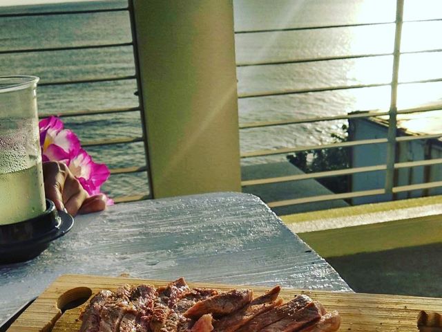 �Y��ȗ[���ƊC�𒭂߂Ȃ���̃T�[���C��_BBQ �邮�񂿂�