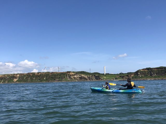 �X�^�b�t����ɎB����������ʐ^�̒��̈ꖇ�ł�_CHOSHI KAYAKS