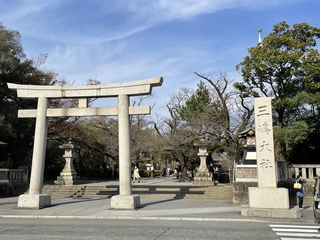 エントランスの鳥居_三嶋大社