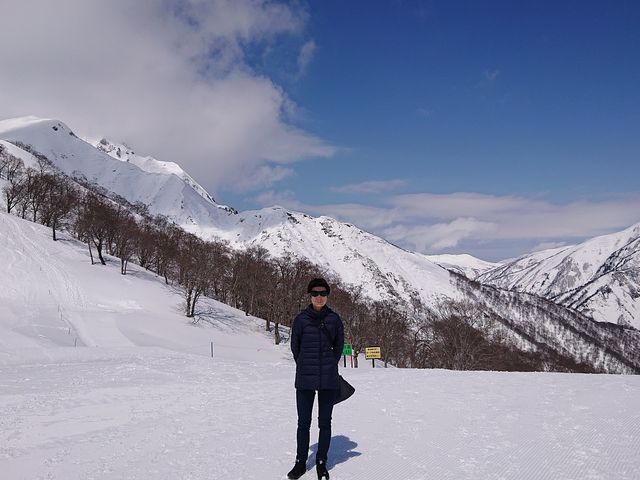 ��O�ɃI�L�m���܂ł̒J��x�̎R�������]�ł��đf���炵��_�V�_��