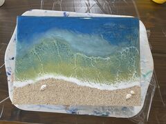 宮古島・海レジンアート体験】☆2名で制作可能☆『シーサー 宮古島・海レジンアート体験】☆2名で制作可能☆『シーサー