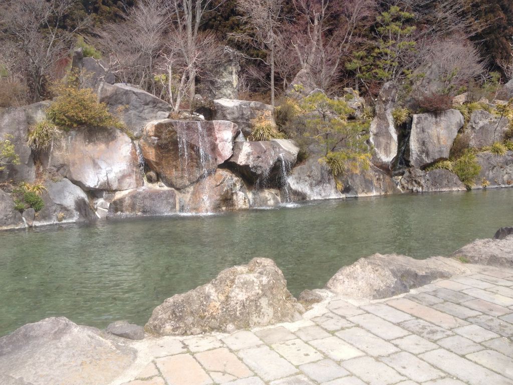 滝のある釣り堀 那須高原 清流の里
