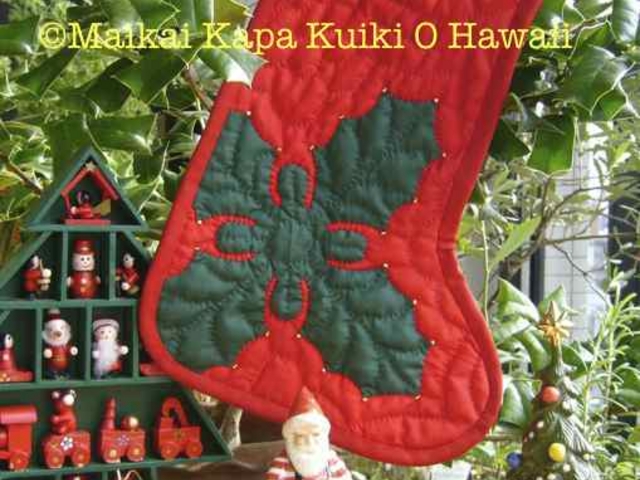 �N���X�}�X�\�b�N�X�@�z�[���[�x���[_�n���C�A���L���g�����@Maikai Kapa Kuiki O Hawaii