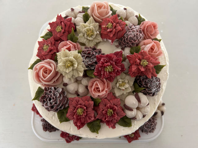 �N���X�}�X�͂��̗l�ȃP�[�L�������܂����B_�t�����[�X�C�[�c �|�m