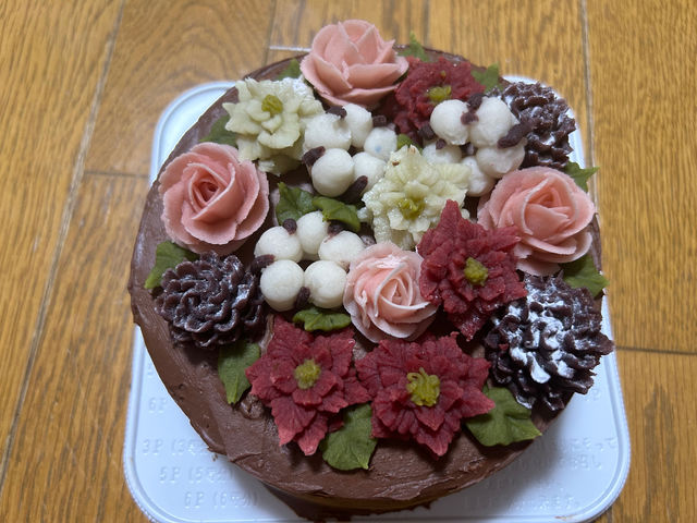 ���`���R�N���X�}�X�P�[�L
�`���R�������Ղ�̃P�[�L�ł�_�t�����[�X�C�[�c �|�m