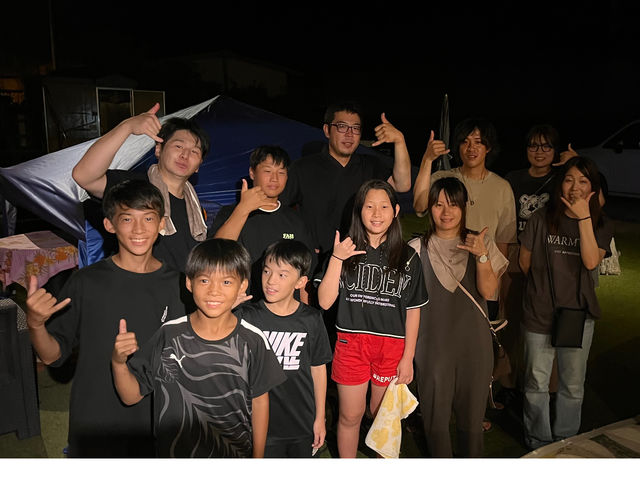 �Ƒ��Őe�ʂł���_Ajiura Base Camp (ABC)