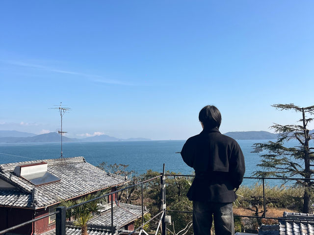 �e���X����l�C�ł�
��������̌i�F�͍ō��ł��B_Ajiura Base Camp (ABC)