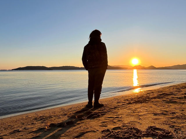 �Q�O�Q�U�̏����̏o
���˓��̑f���炵���i�F�����\���Ă�������_Ajiura Base Camp (ABC)