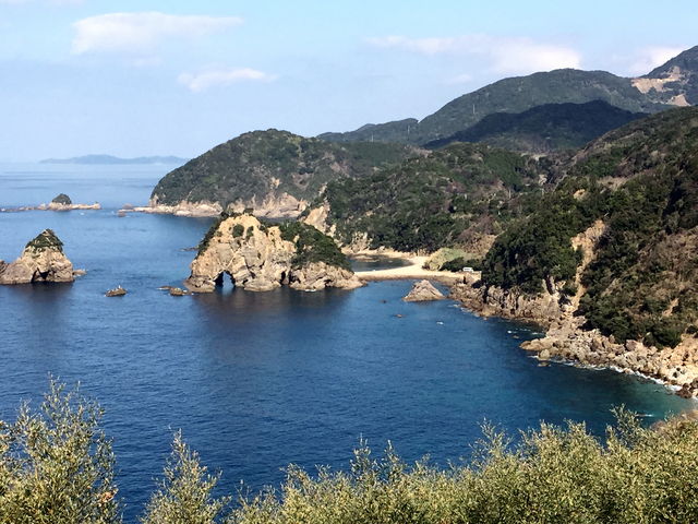 妙見浦 ゾウさん岩_十三仏公園展望所
