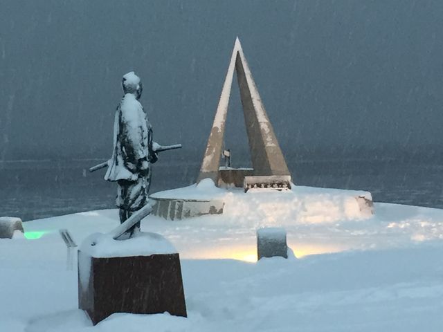 �n����̒��O  ���̌� �z���C�g�A�E�g�ł���_���{�Ŗk�[�̒n�̔�