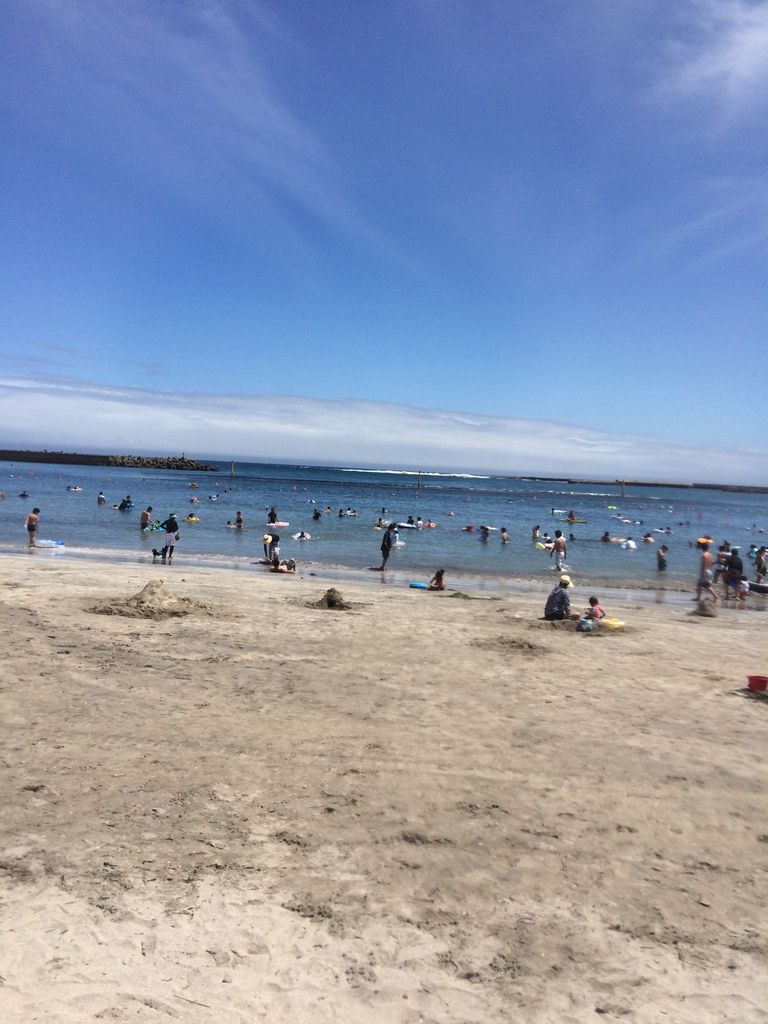 興津海水浴場 磯遊び