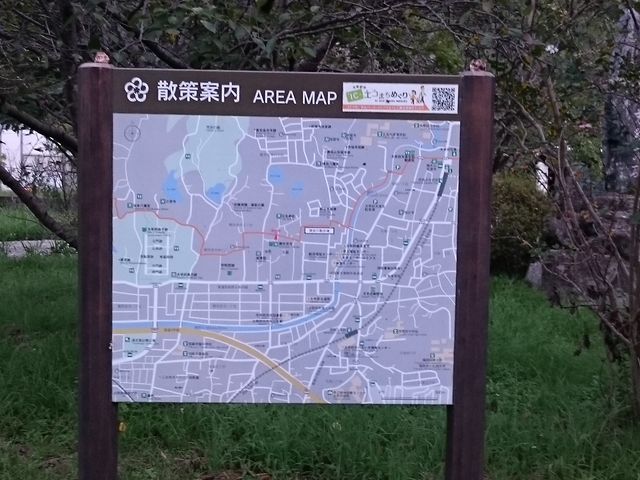 散策案内マップ_歴史の散歩道（福岡県太宰府市）