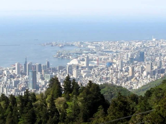 摩耶山の登山時の展望。すごいでしょう?_摩耶山