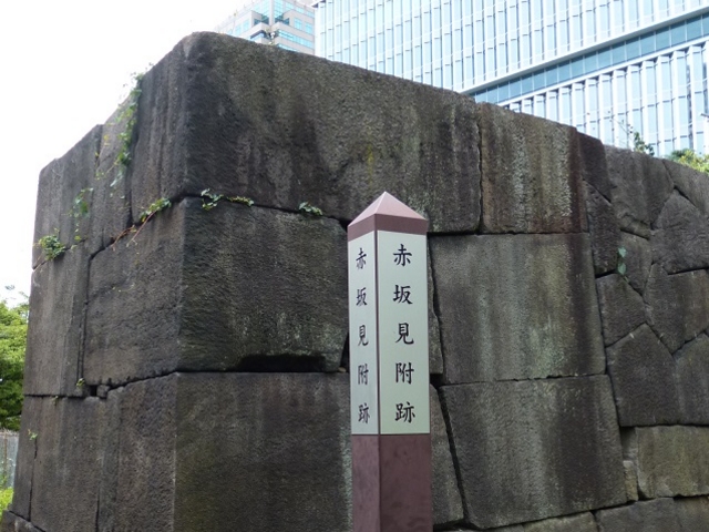 綺麗な石垣です_赤坂見附跡