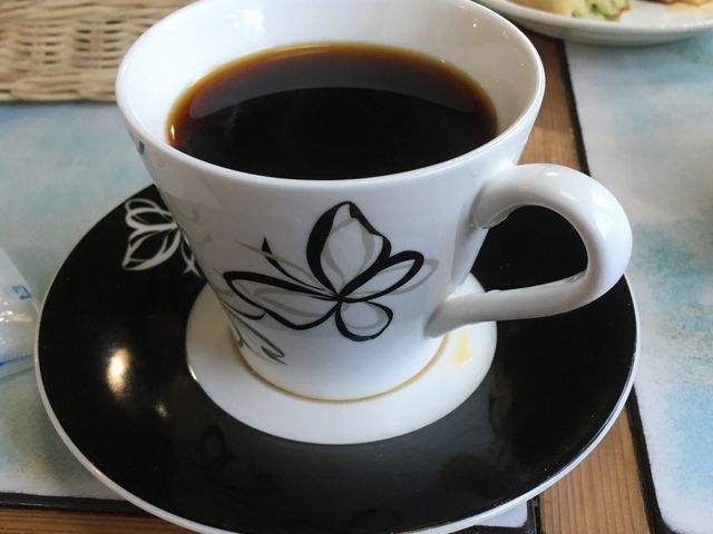 セットの美味しいコーヒー。_珈琲ポプラ