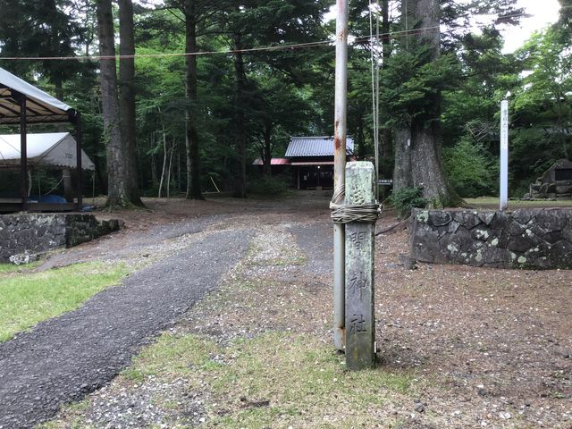 境内です。_浅間神社(長野県軽井沢町)