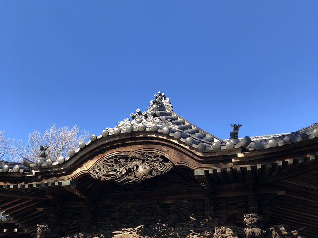 本堂の彫刻は素晴らしいです_宿鳳山高円寺