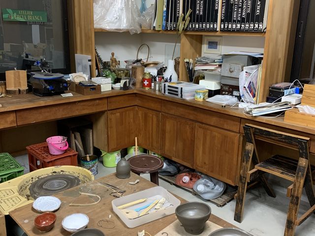 �����͓d���낭�낪��ŁA���ō��A�l���b�X�����󂯂Ă���悤�Ȃ����Ȋ����ł��B_ATELIER QUERCIA BIANCA