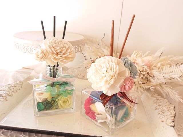 ◆ハーバリウム　260  カラフルキャンディフラワー*.:。✿*゜¨ 現品のご案内】バラのハーバリウム | zelkova's aroma garden