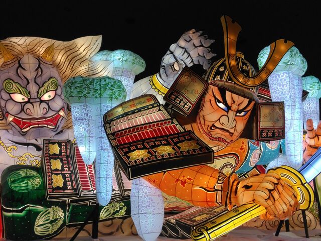 ねぶたを間近で見ると、大迫力です。_ねぶたの家 ワ・ラッセ