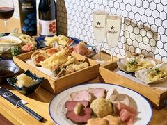 天ぷらとワイン からり。六角橋店の写真1