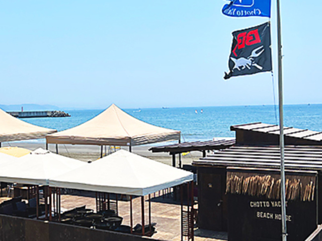 �]�̓��C�̉� ������ƃ��b�g�r�[�`�n�E�X�̎ʐ^1