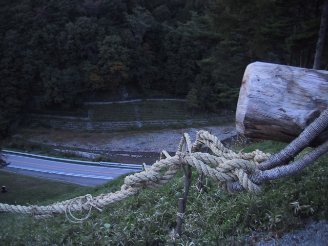 木落し坂の頂上からの眺め_諏訪大社上社・下社