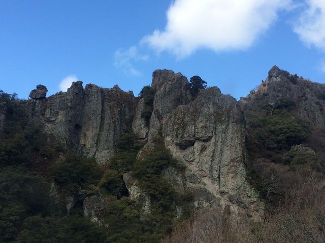 日本三大渓谷というだけあってロープウェイからの眺めは素晴らしいものでした！_寒霞渓ロープウェイ