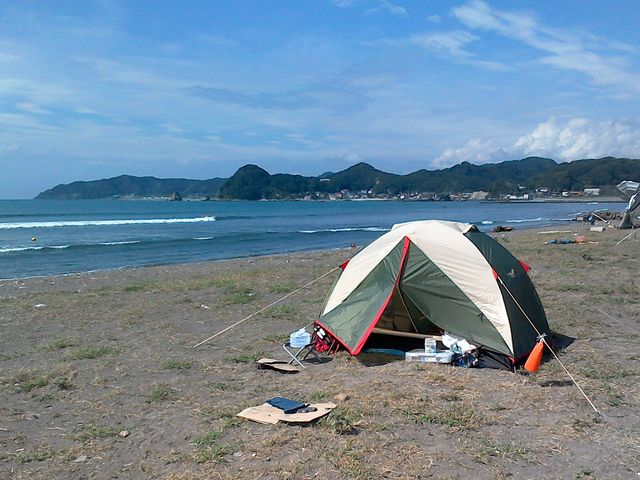 �����V�C�ł̂�т��_���c�ǊC�݃L�����v��