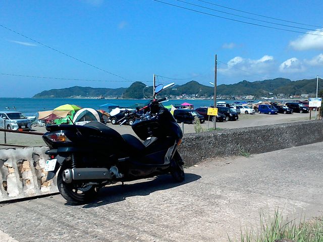 �o�C�N�ŏ��̃\���L�����v�s���܂����B_���c�ǊC�݃L�����v��