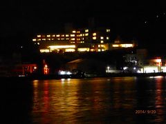 夜の気仙沼観光船桟橋（エースポート）大島汽船_気仙沼ベイクルーズ