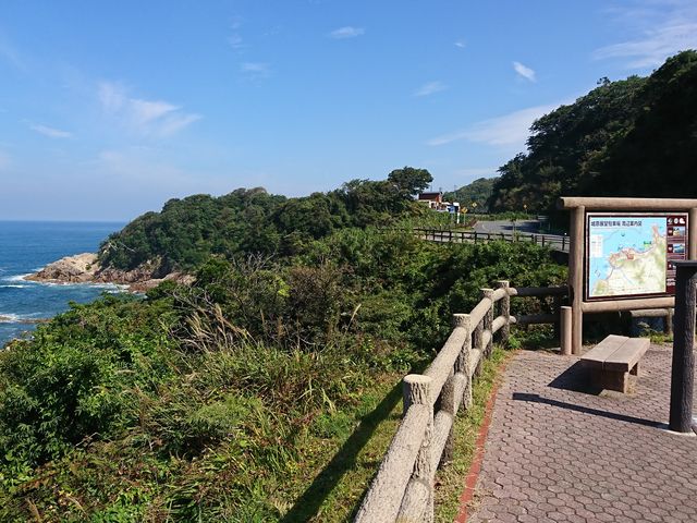 浦富海岸を眺めることができます。_城原展望所