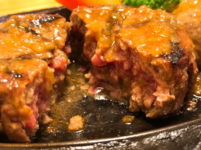 げんこつハンバーグ_炭焼きレストラン さわやか 静岡池田店